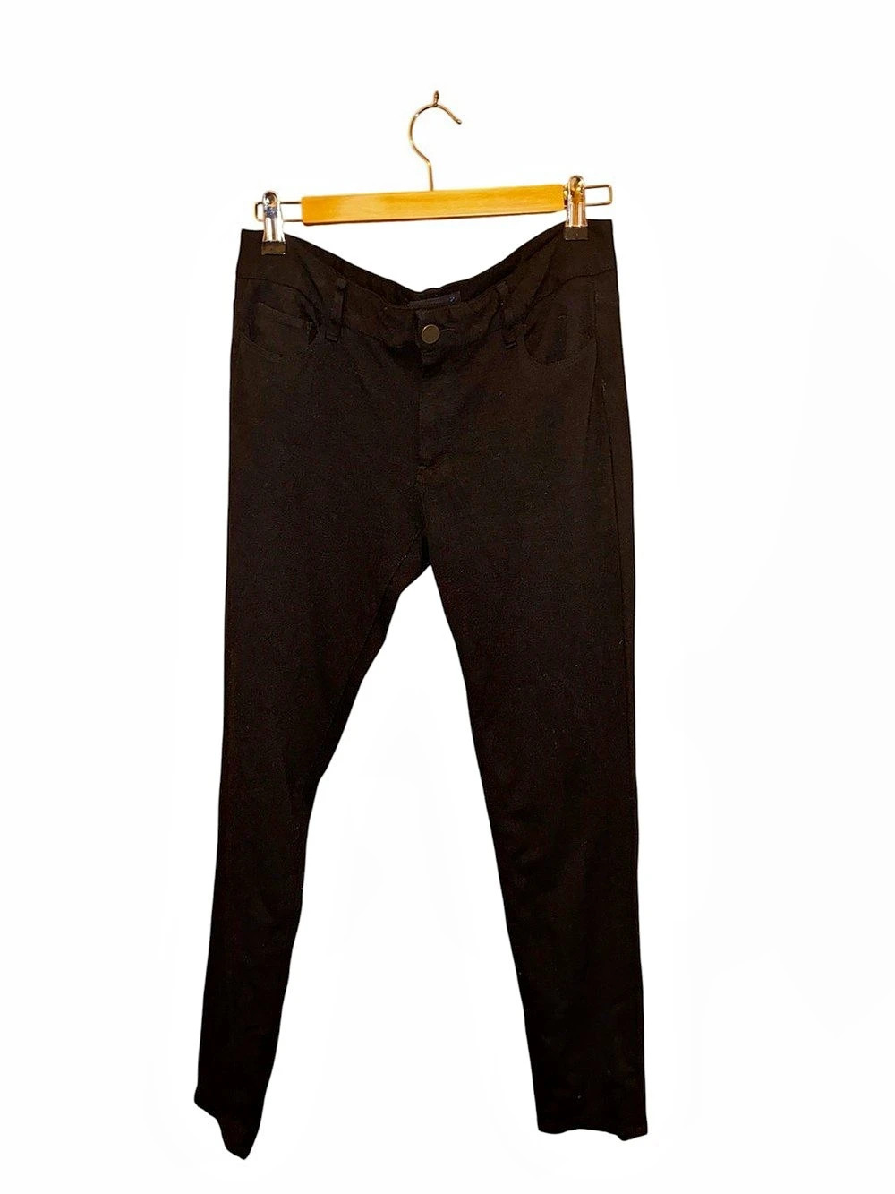 PAIGE Hoxton Black Skinny Pants Waist 30